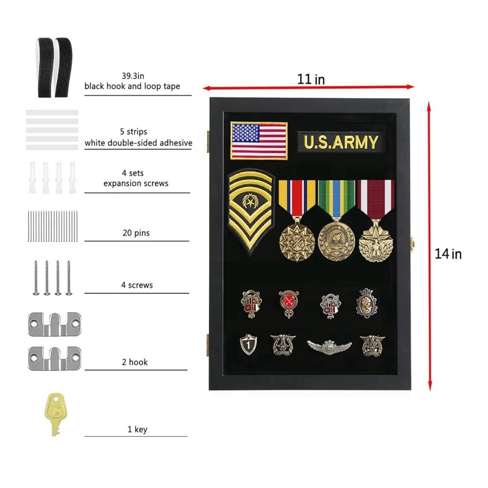 Verani Pin Display Case - 11x14 Pin Collection Display